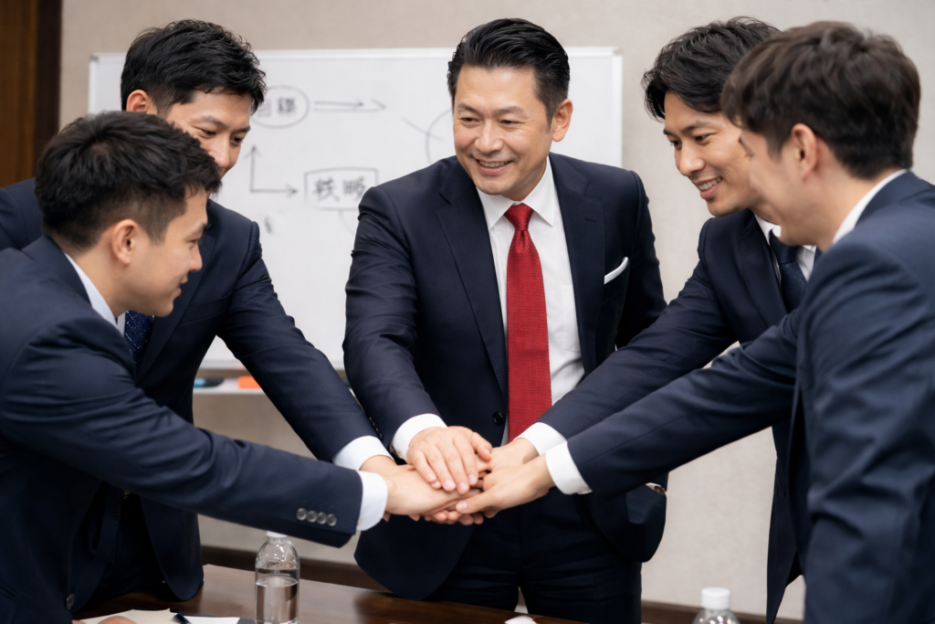 事業家集団環境の様子
